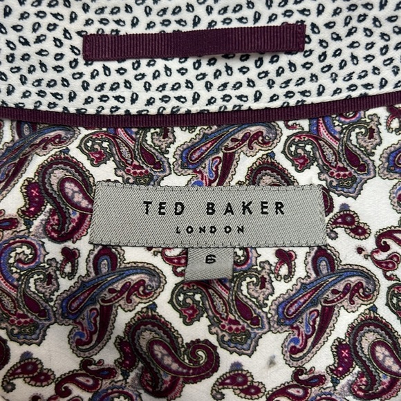 Ted Baker Shirt Sleeve Camp Shirt. Size 6 US-XL - Picture 2 of 7